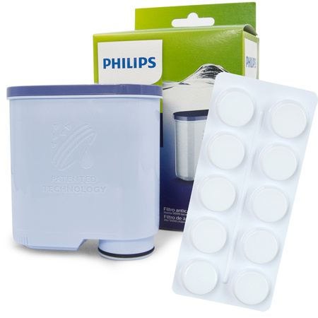 ZESTAW: Filtr Philips Saeco CA6903 AquaClean + tabletki odtłuszczające Seltino Clean